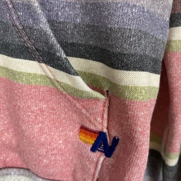 Aviator Nation Serape Bolt Hoodie Kids Size 14 - Picture 7 of 10